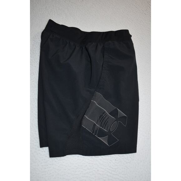 Under Armour Lined Gym Shorts Workout Mens Size Medium Performance Speedpocket - Picture 1 of 8